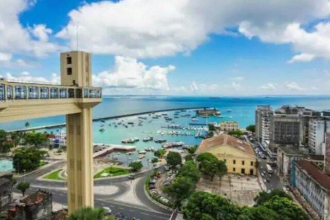 Studio charmoso férias e trabalho Salvador de Bahía Exterior foto